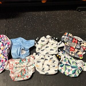 Bum Genius Colorful Patterned Kids Diaper Covers
